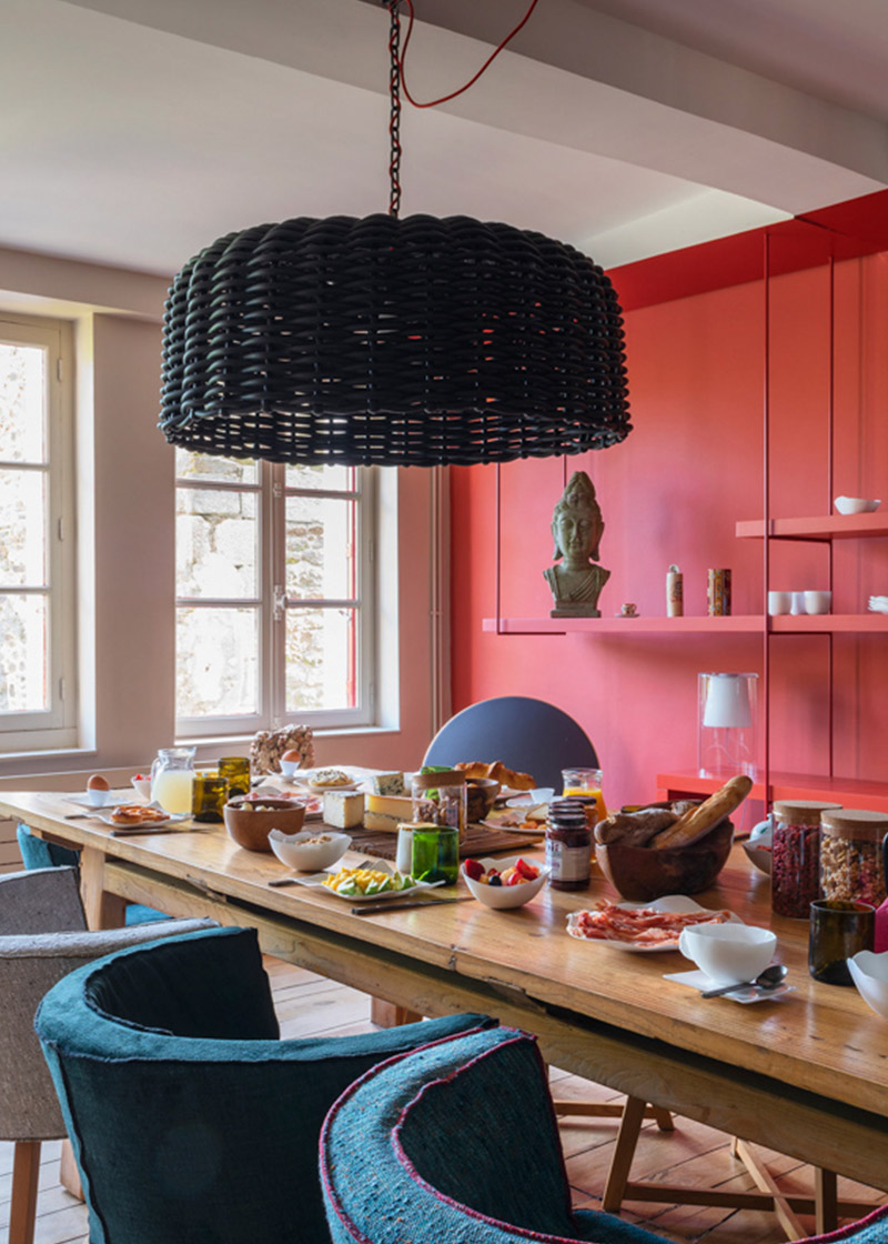 Petit déjeuner en chambre d'hôtes à Dinan, La Maison Pavie