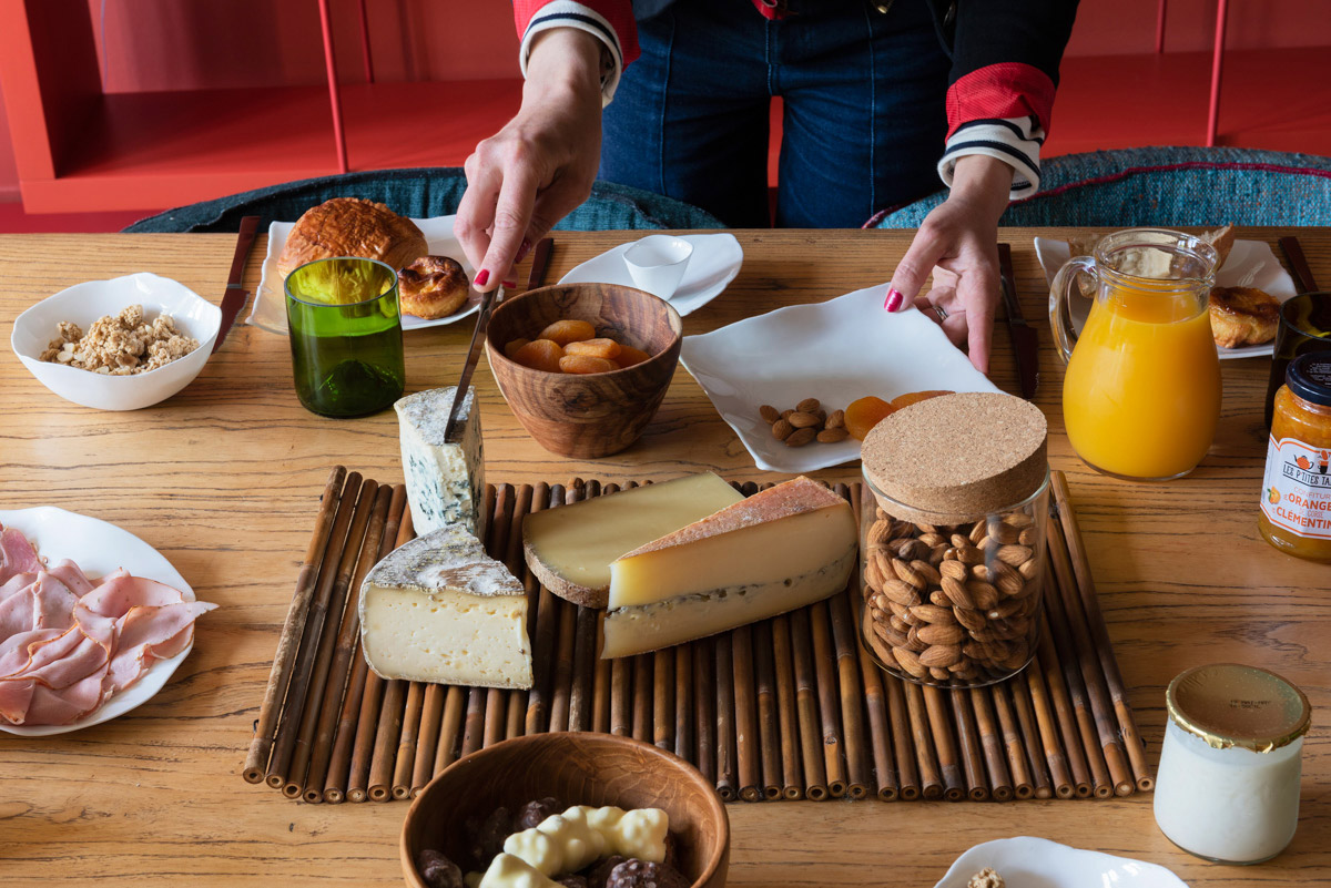 Petit déjeuner en chambre d'hôtes à Dinan, La Maison Pavie